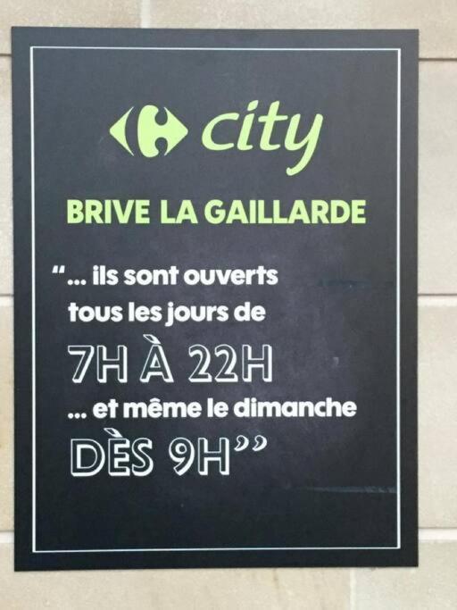 Logement A Brive Avec Terrasse Et Climatisation - Pres De La Gare Et Du Centre-Ville - Wifi Et Stationnement Gratuit Экстерьер фото